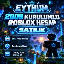 🗝ROBLOX 2009 KURULUMLU OG HESAP🗝