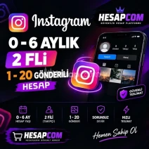 INSTAGRAM 0 - 6 AYLIK 2FLI 1- 20 GÖNDERİLİ