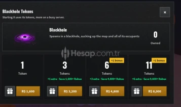 Combat Warriors Blockhole 1 Token