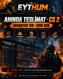 CS 2💎120-1200 DOLARLI ENVANTER GARANTİ  TAM ERİŞİM