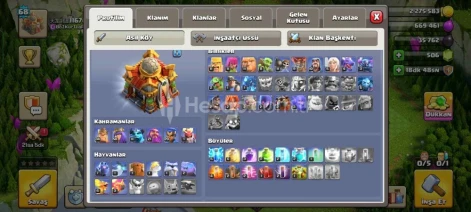 TH16⚡COC HESABI 500 Taş 5 İşçi