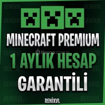 1 AYLIK MINECRAFT PREMIUM HESAP - TAM GARANTİLİ