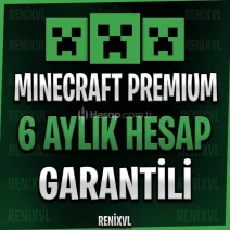 6 AYLIK MINECRAFT PREMIUM HESAP - TAM GARANTİLİ