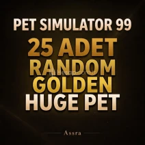 ⭐ | 25x Random Golden Huge Pet | Pet Simulator 99 PS99