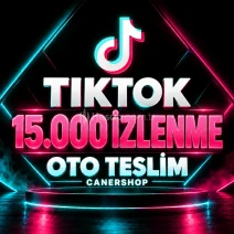 TikTok 15.000 İzlenme | 🛡 30 GÜN GARANTİLİ