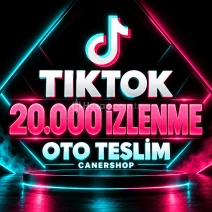 TikTok 20.000 İzlenme | 🛡 30 GÜN GARANTİLİ