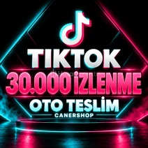 TikTok 30.000 İzlenme | 🛡 30 GÜN GARANTİLİ