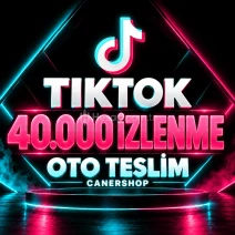 TikTok 40.000 İzlenme | 🛡 30 GÜN GARANTİLİ