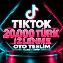 TikTok 20.000 Türk İzlenme | 🛡 30 GÜN GARANTİLİ