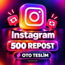 Instagram 500 Repost | 🛡 30 GÜN GARANTİLİ