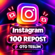 Instagram 100 Repost | 🛡 30 GÜN GARANTİLİ