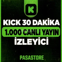⭐GARANTİLİ KİCK 30 DAKİKA 1.000 İZLEYİCİ 7-24 OTOMATİK