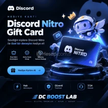 Discord Nitro Gift Kart - 1 Aylık