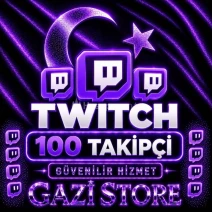 ⭐TWİTCH +100 TAKİPÇİ | %100 ORGANİK+ GARANTİLİ⭐