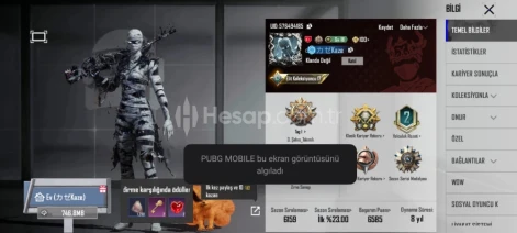 Pubg hesabi 8 yıllık s2 hesabı  pazarlıl yapılır
