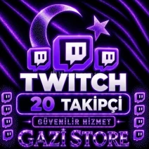 ⭐TWİTCH +20 TAKİPÇİ | %100 ORGANİK+ GARANTİLİ⭐