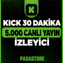 ⭐GARANTİLİ KİCK 30 DAKİKA 5.000 İZLEYİCİ 7-24 OTOMATİK