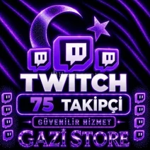 ⭐TWİTCH +75 TAKİPÇİ | %100 ORGANİK+ GARANTİLİ⭐