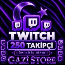 ⭐TWİTCH +250 TAKİPÇİ | %100 ORGANİK+ GARANTİLİ⭐