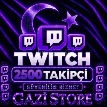 ⭐TWİTCH +2500 TAKİPÇİ | %100 ORGANİK+ GARANTİLİ⭐