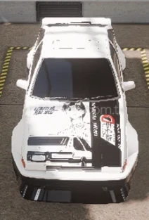 Toyota AE86 3305 HP ÇİZİMLİ KROM JANTLI CPM2