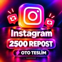 Instagram 2500 Repost | 🛡 30 GÜN GARANTİLİ