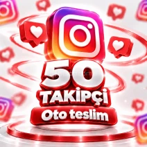 🥰 Instagram 50 Takipçi - 7 GÜN GARANTİLİ-GÜVENLİ