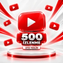 YouTube 500 İzlenme | 🛡 365 GÜN GARANTİLİ