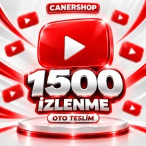 YouTube 1.500 İzlenme | 🛡 365 GÜN GARANTİLİ