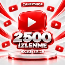 YouTube 2.500 İzlenme | 🛡 365 GÜN GARANTİLİ