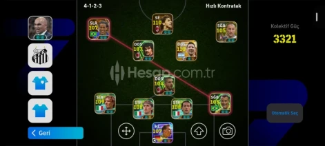 KG(3321) + 110 MESSİ 108 CR7 110 İBRAHİMOVİC