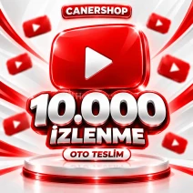 YouTube 10.000 İzlenme | 🛡 365 GÜN GARANTİLİ