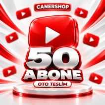 YouTube 50 Abone | 🛡 30 GÜN GARANTİLİ