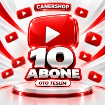 YouTube 10 Abone | 🛡 30 GÜN GARANTİLİ