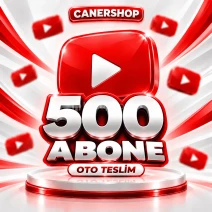YouTube 500 Abone | 🛡 30 GÜN GARANTİLİ