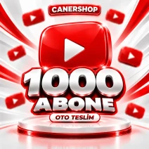 YouTube 1000 Abone | 🛡 30 GÜN GARANTİLİ