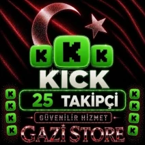 ⭐KİCK 25 TAKİPÇİ %100 ORGANİK +GARANTİLİ⭐