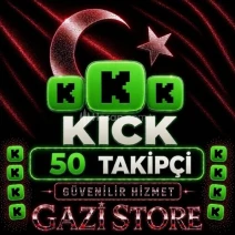 ⭐KİCK 50 TAKİPÇİ %100 ORGANİK +GARANTİLİ⭐