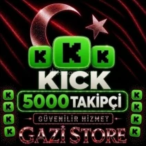 ⭐KİCK 5000 TAKİPÇİ %100 ORGANİK +GARANTİLİ⭐