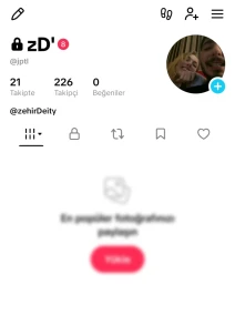 4L HARFLİ TIKTOK HESABİ JPTL ADİNA SAHİP