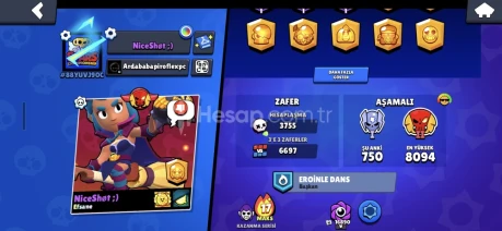 🔥 Efsane II 36K Kupa Dolu Hesap 🔥