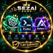 1 AY GARANTİLİ CHATGPT PLUS CODEX KİŞİSEL HESAP