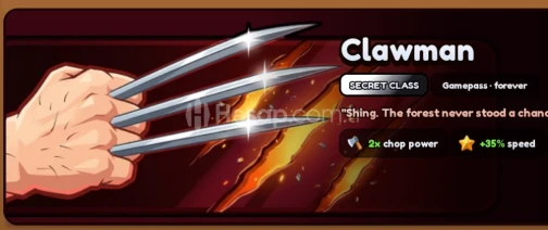 Chop A Forest Clawman Gamepass Gift