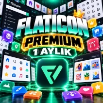 Flaticon Premium - 1 Aylık - Dijital Lisans