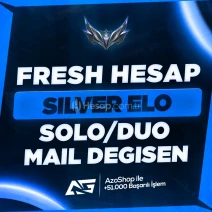 ⭐(TURK SERVER)  SILVER ELO  GARANTİ MAİL DEĞİŞEN ⭐