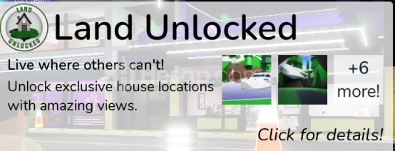 Brookhaven Land Unlocked Gamepass Gift