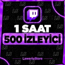 💎(ALGORİTMA ETKİLİ) | TWİTCH 1 SAAT 500 İZLEYİCİ