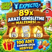 HAYDAY 89 ADET ARAZİ GENİŞLETME MALZEMESİ