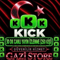 ⭐KİCK 30 DK  CANLI YAYIN İZLEYİCİ (250 KİŞİ)GARANTİLİ⭐