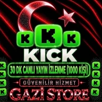 ⭐KİCK 30 DK  CANLI YAYIN İZLEYİCİ (1000 KİŞİ)GARANTİLİ⭐